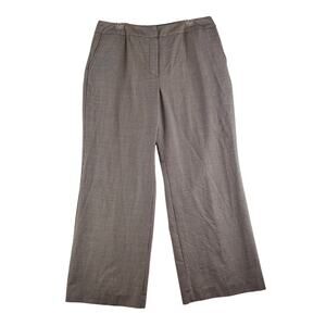 Vintage Talbots Wool Stretch Dress Pants Women's 16 Career Houndstooth Office